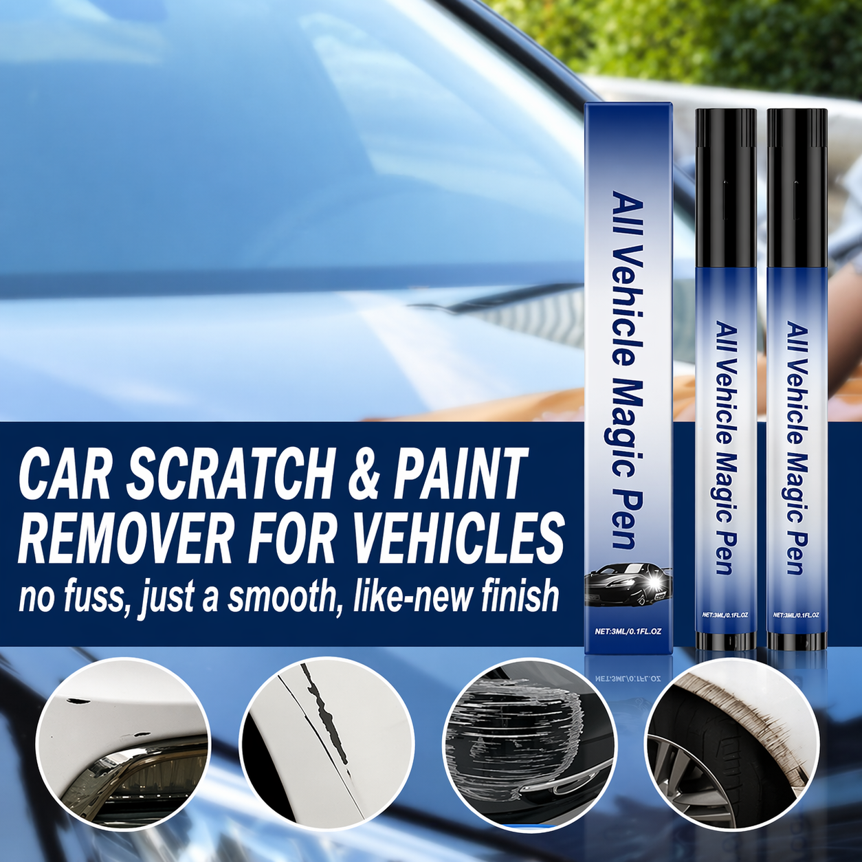 🚗QIAWI™ - Magic Car Scratch Removal Pen