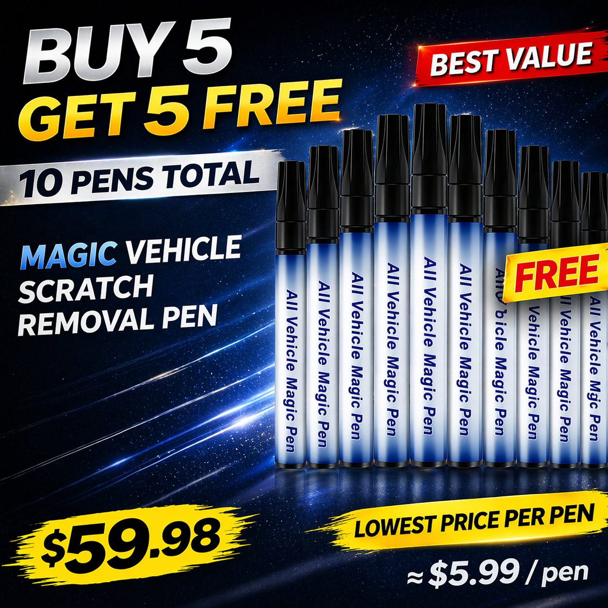 🚗QIAWI™ -  Magic Car Scratch Removal Pen
