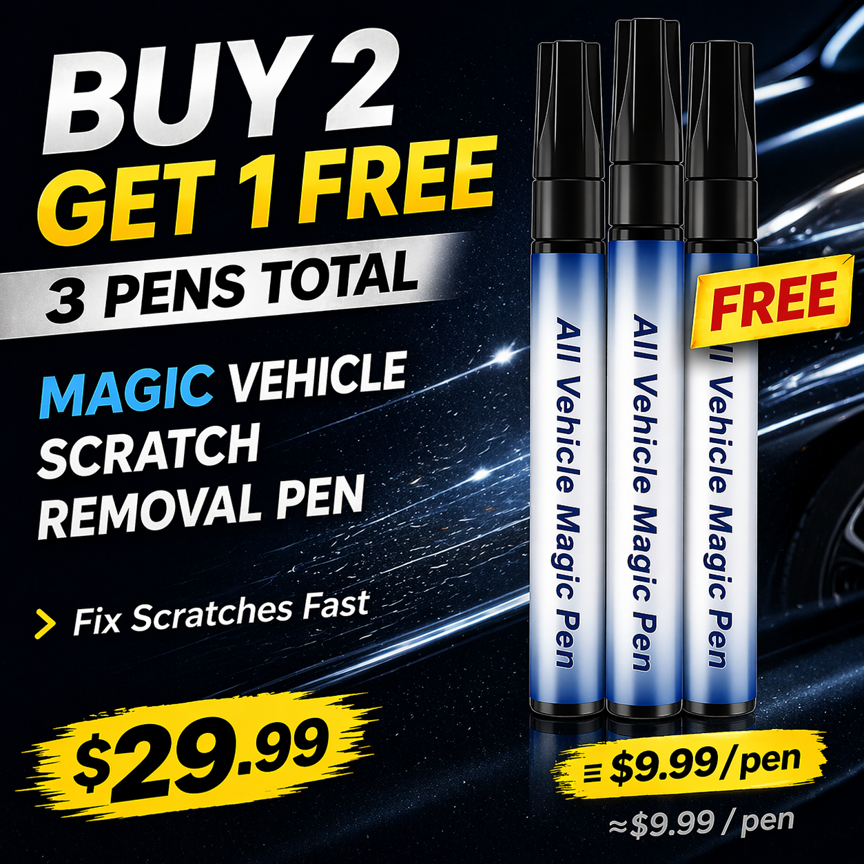 🚗QIAWI™ -  Magic Car Scratch Removal Pen